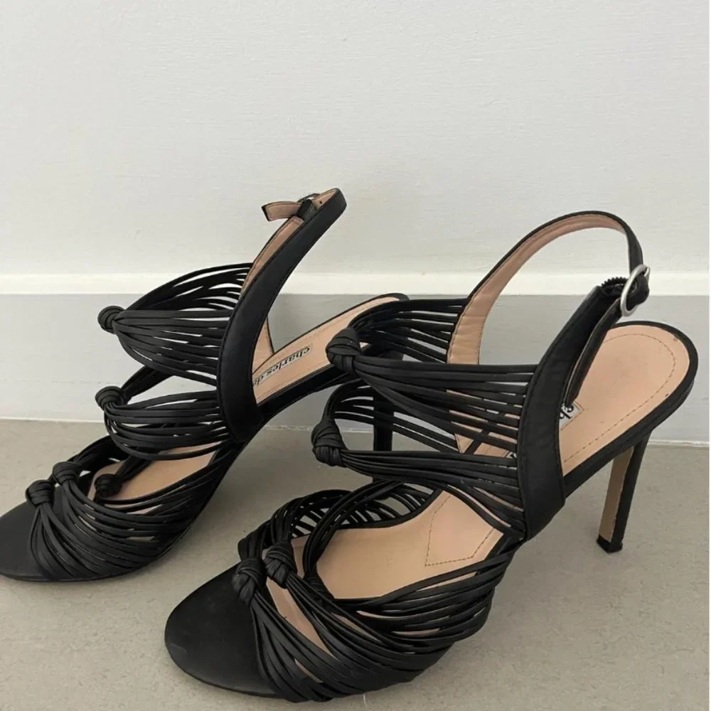 Charles David Crest Heeled Slingback Sandal - Picture 2 of 4